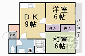 メゾンドール東条 305 ｜ 京都府長岡京市奥海印寺東条（賃貸マンション2LDK・3階・45.62㎡） その2