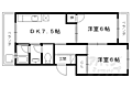 中原マンション4階4.5万円