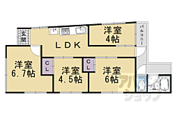 松室中溝町マンション 3階