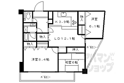 間取図画像 3LDK