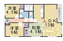 間取図画像 3LDK