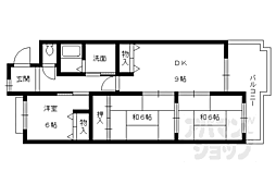 乾マンション 3LDKの間取図画像