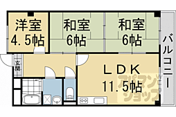 メゾンドリッツ 3LDKの間取図画像