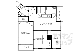 ラビリントカワシマ 3LDKの間取図画像