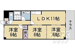 メゾンドリッツ 3LDKの間取図画像