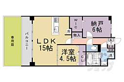 グローリードミール天神 1SLDKの間取図画像