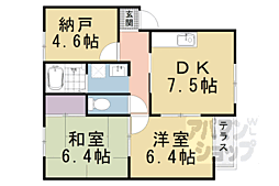 ディアス備長館 2SDKの間取図画像