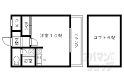 ダイシンビル ワンルームの間取図画像
