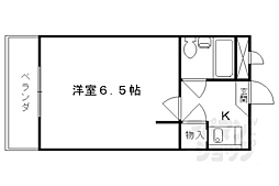パーシモンヒル・田原 1Kの間取図画像