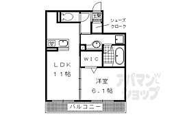 ラフルール 1LDKの間取図画像