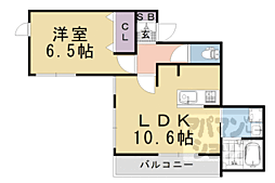 ヘーベルメゾンKATSURA 1LDKの間取図画像