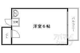 京都府京都市右京区嵯峨広沢南下馬野町（賃貸マンション1R・4階・11.83㎡） その2