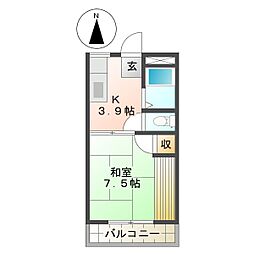 ハイツ南風K 2階/203