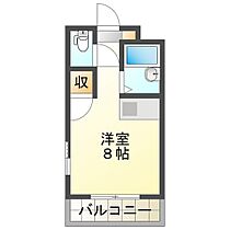 サンシャイン A-2 ｜ 三重県津市江戸橋1丁目（賃貸マンション1R・2階・18.24㎡） その2