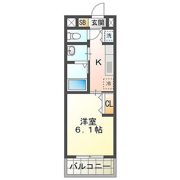 Ｅａｓｔ　Ｃｏｕｒｔ　Ｓａｋｕｒａｂａｓｈｉ 105｜三重県津市桜橋3丁目(賃貸マンション1K・1階・24.86㎡)の写真 その2