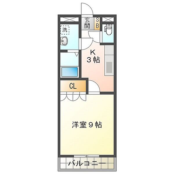 ドラウプニールII 208｜三重県津市津興(賃貸アパート1K・2階・30.00㎡)の写真 その2