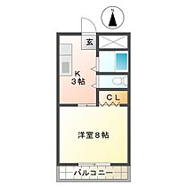 フジタハイツ 301 ｜ 三重県津市江戸橋2丁目（賃貸マンション1K・3階・26.44㎡） その2