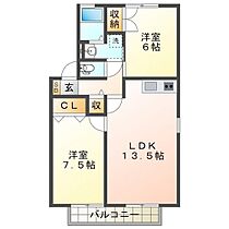 ファミーユ21　Ｃ 205 ｜ 三重県津市高茶屋小森町（賃貸アパート2LDK・2階・59.24㎡） その2