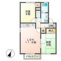 Ｍ・ｓｔａｇｅ B105 ｜ 三重県津市高茶屋小森町（賃貸アパート2LDK・1階・53.60㎡） その2