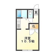 カーサ江戸橋 103 ｜ 三重県津市江戸橋1丁目（賃貸アパート1K・1階・22.98㎡） その2