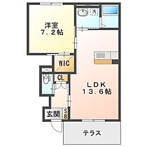 アリエス 102 ｜ 三重県津市上浜町5丁目（賃貸アパート1LDK・1階・48.46㎡） その2