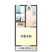 ハイツ山の手 203 ｜ 三重県津市渋見町（賃貸一戸建1K・--・26.44㎡） その2