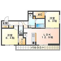 ディーシャンブル　南丸之内A 203 ｜ 三重県津市南丸之内（賃貸マンション2LDK・2階・61.01㎡） その2