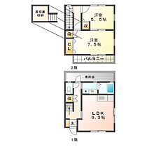 サーラ・マンジェII G-3 ｜ 三重県津市修成町（賃貸テラスハウス2LDK・2階・59.00㎡） その2