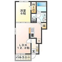 クレメントII 101 ｜ 三重県津市一身田町（賃貸アパート1LDK・1階・44.70㎡） その2