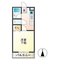 ジブリールＮ 3B ｜ 三重県津市栗真中山町（賃貸マンション1K・3階・21.60㎡） その2