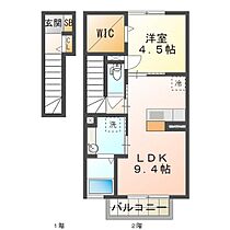 サン　ルミエール相川 205 ｜ 三重県津市久居相川町（賃貸アパート1LDK・2階・42.54㎡） その2