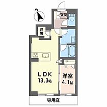 シャーメゾンW 102 ｜ 三重県津市南丸之内（賃貸マンション1LDK・1階・45.01㎡） その2