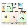 川田コーポA4階3.2万円
