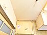 寝室：洗濯機置き場