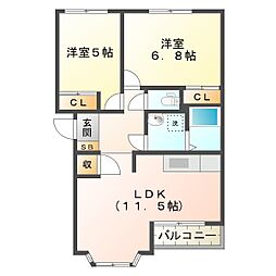 クローバー 1階