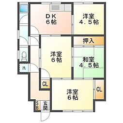 杉山ハイツ 1階