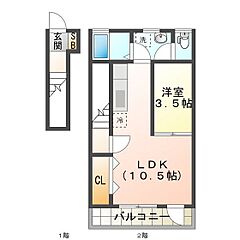 物件の間取り