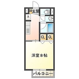 サープラスYM 1Kの間取図画像