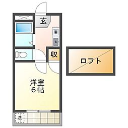 コリーヌ津新町 2階