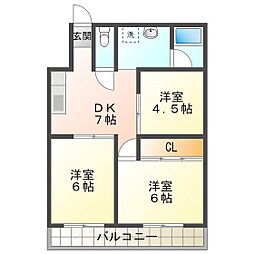 ラッキンハイツ 3階/306