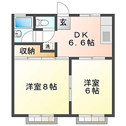 サンコーポコシバ 2階/202