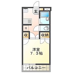 間取図画像 1K