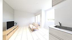 （仮称）南新町新築アパート 103 1階1LDKのリビング/ダイニング