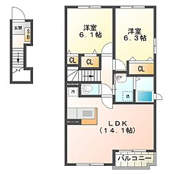 サンリット　C 2階