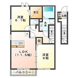 カーサ・ウィステリア 2階