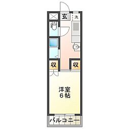 エグゼ杉谷 2階/2A