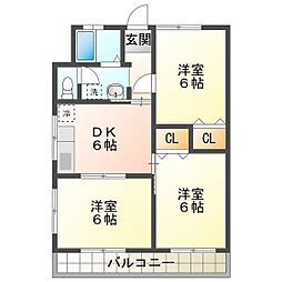 川方マンション 1階/101
