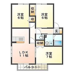 物件の間取り
