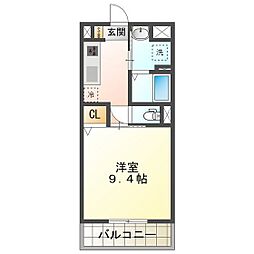 フェニックスSK 1Kの間取図画像