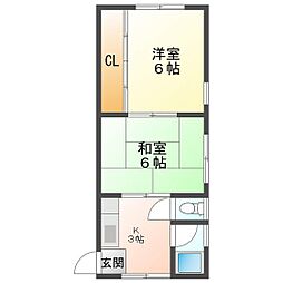 ラ・エスペランサ 3Kの間取図画像